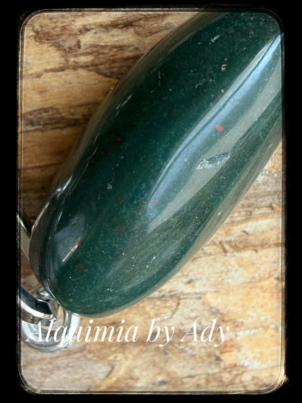 Agate Silver statement necklace - Picture 5 of 5